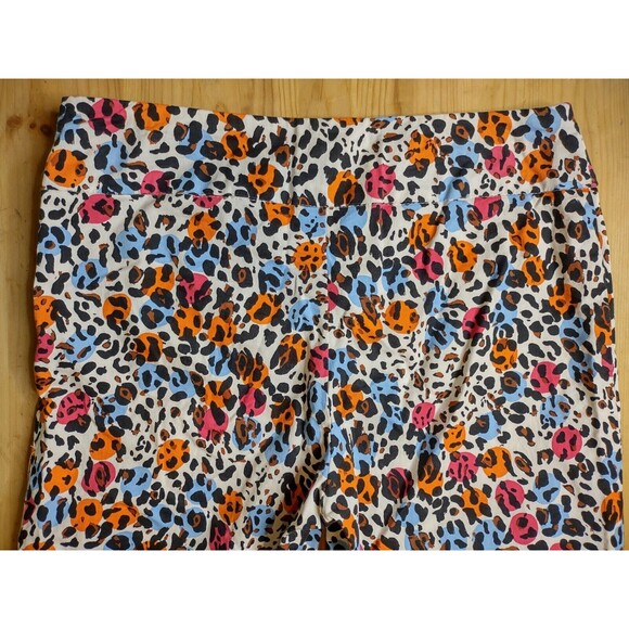 Sara Campbell The Sheri Pant Womens Medium Mini Hem Ruffle Animal Print Colorful - Picture 5 of 10